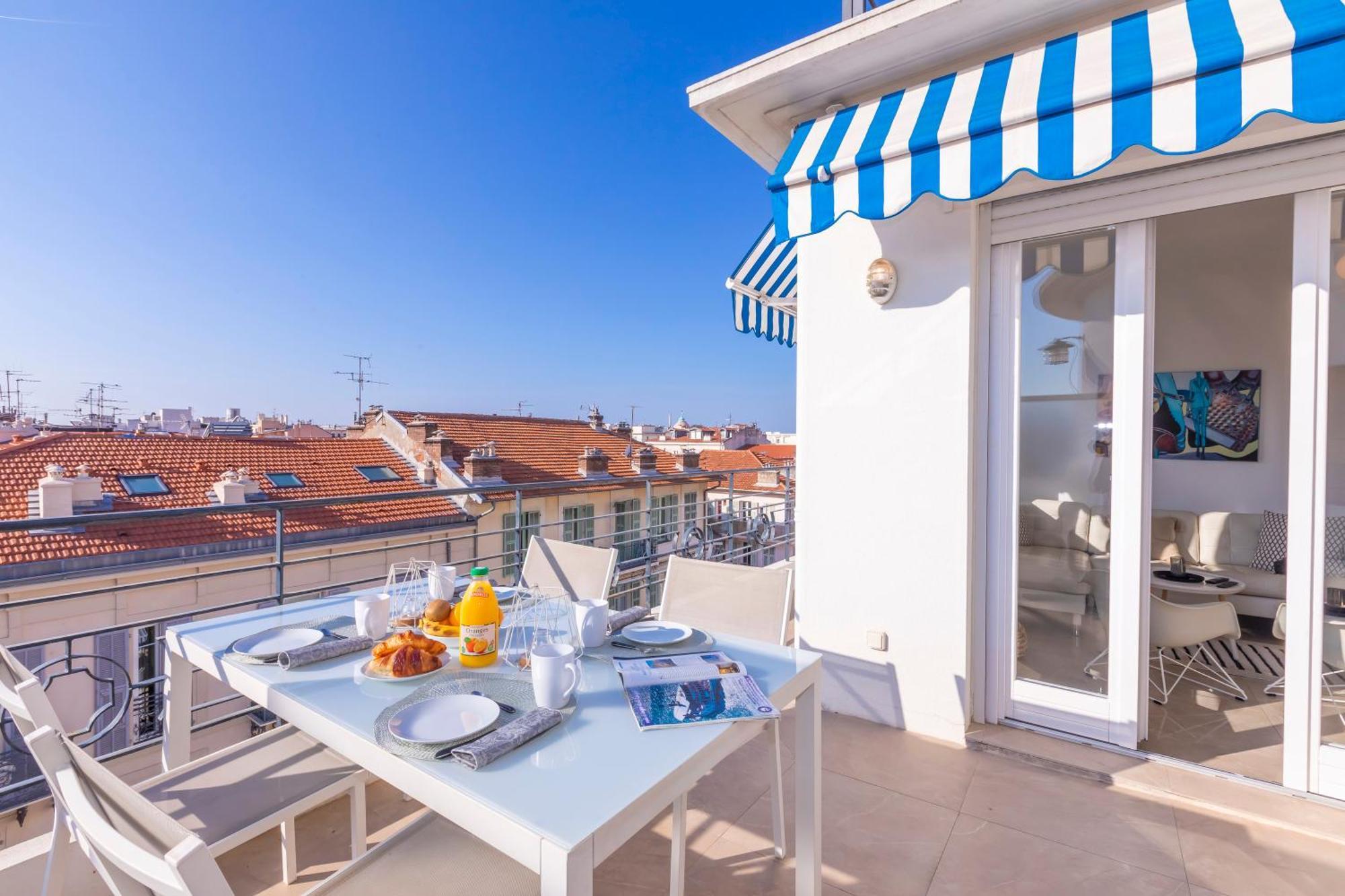 Rooftop At Palais De La Buffa - Happy Rentals 尼斯 外观 照片